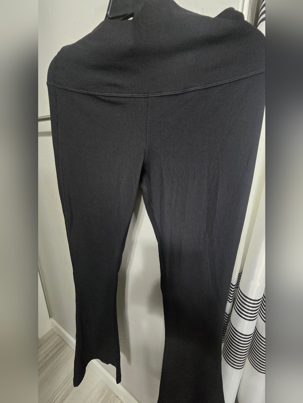 lululemon athletica Black Align Rib Mini-Flare Leggings